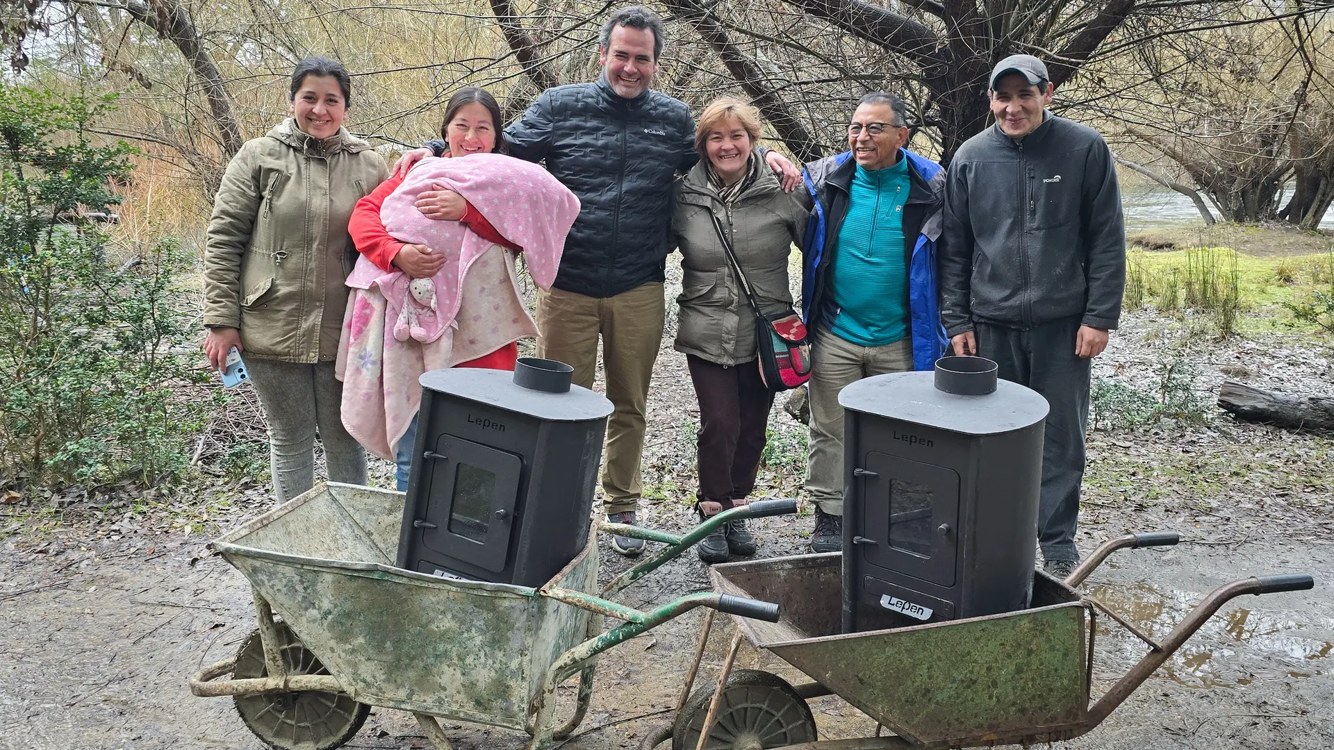 Más de 360 familias recibieron leña para afrontar las bajas temperaturas