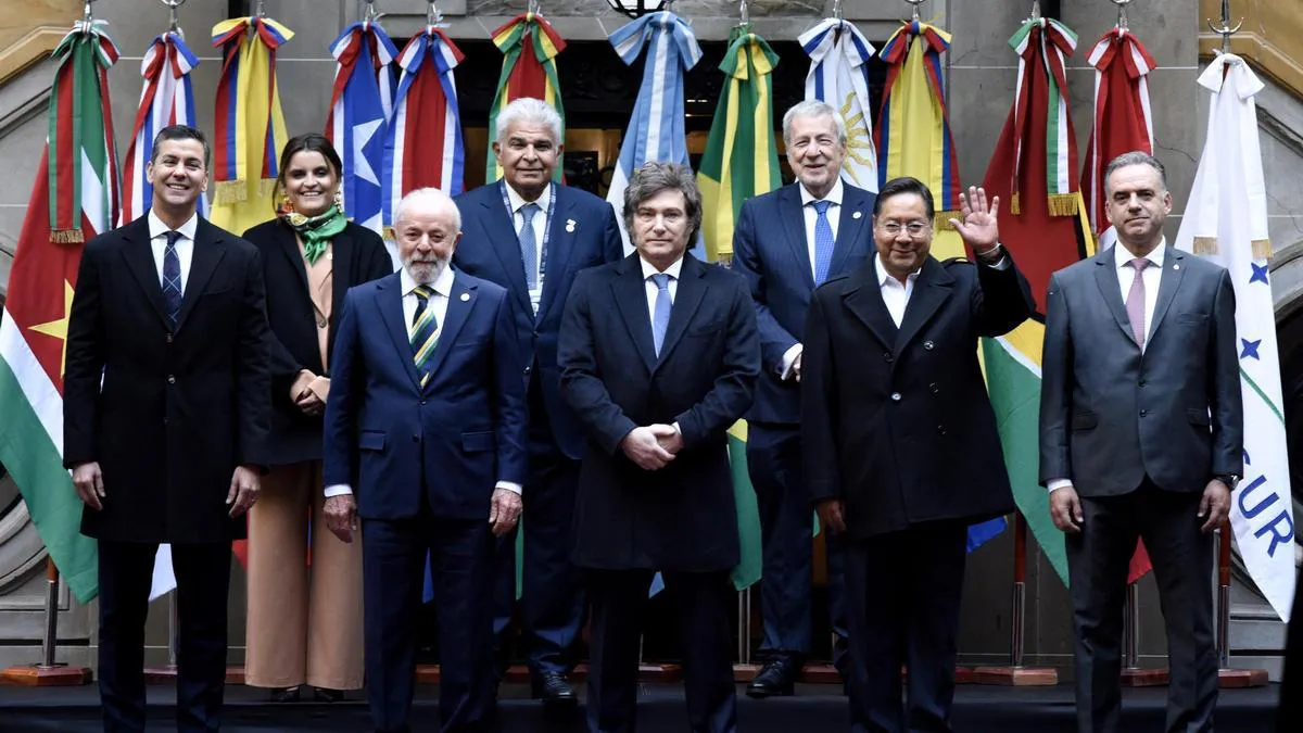 Las frases de Javier Milei en la Cumbre del Mercosur