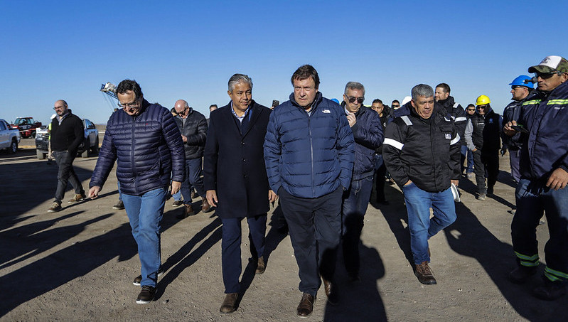 Weretilneck y Figueroa destacaron los avances del oleoducto VMOS en Allen