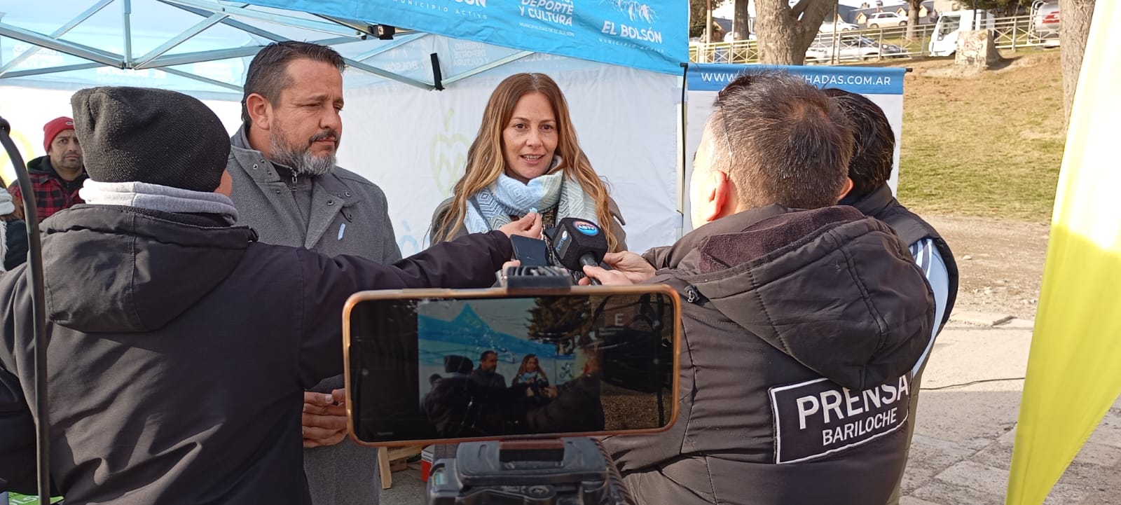 El Bolsón promocionó su invierno en Bariloche con juegos, degustaciones e información completa