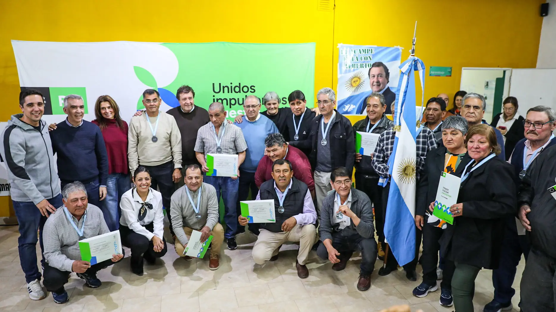 La Provincia reconoció a ex soldados continentales de Malvinas en Valcheta