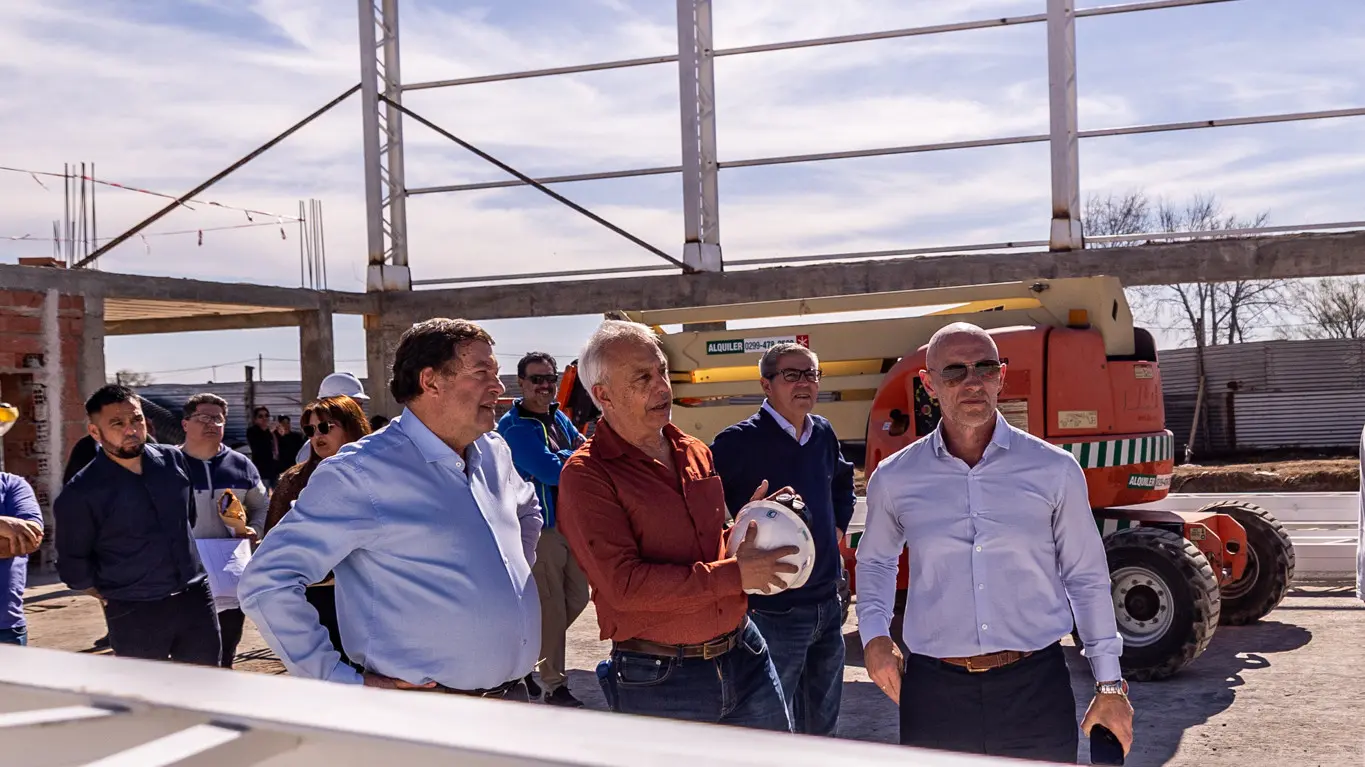 Avanza la obra del polideportivo de Barda del Medio con fondos provinciales