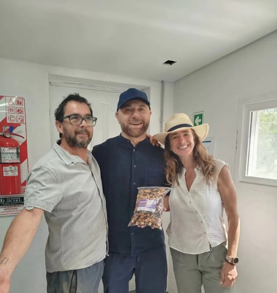 El emprendimiento cipoleño de frutos secos que fue elegido por el chef Martitegui para ser protagonistas en su programa