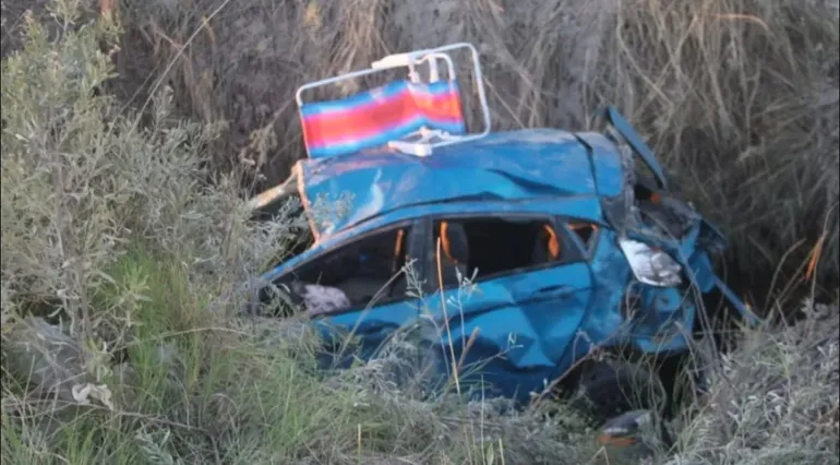 Choque en Ruta Chica: un hombre y un menor fueron trasladados en código rojo