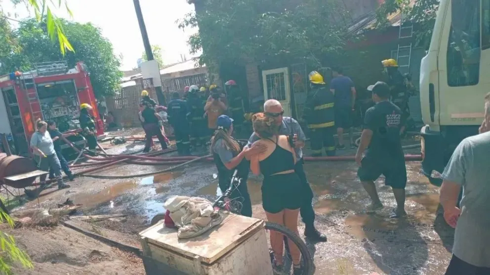 Urgente: murió una nena de 8 años en el incendio de una vivienda