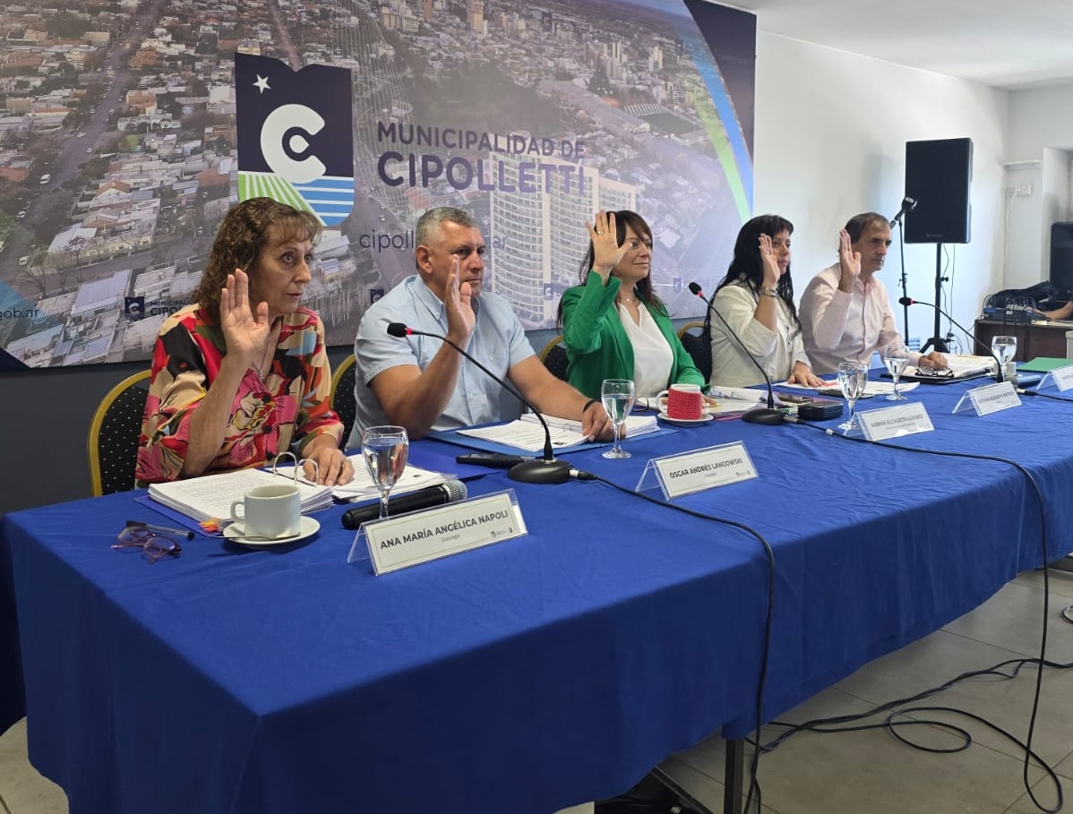 Obras, servicios y gas para más familias cipoleñas: El Concejo cerró 2025 con seis proyectos aprobados por unanimidad