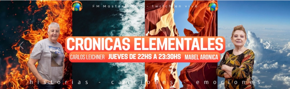 Vuelve Crónicas Elementales a la noche de FM Master