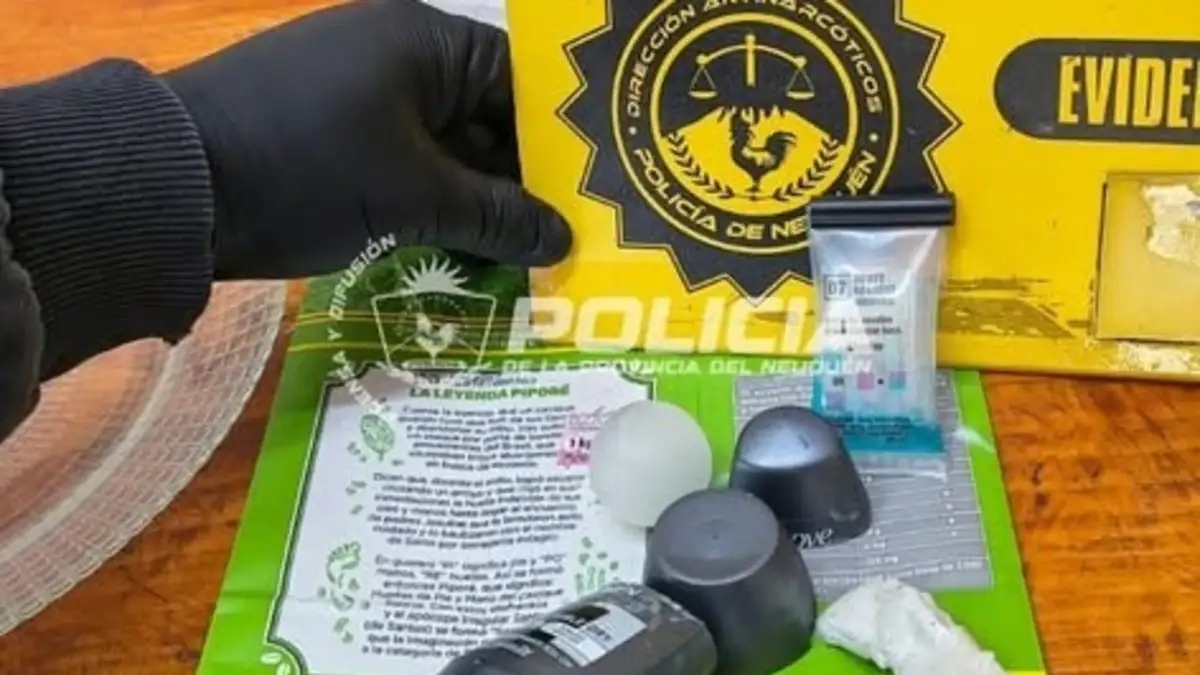 Intento narco en Cutral Co: cocaína en desodorante