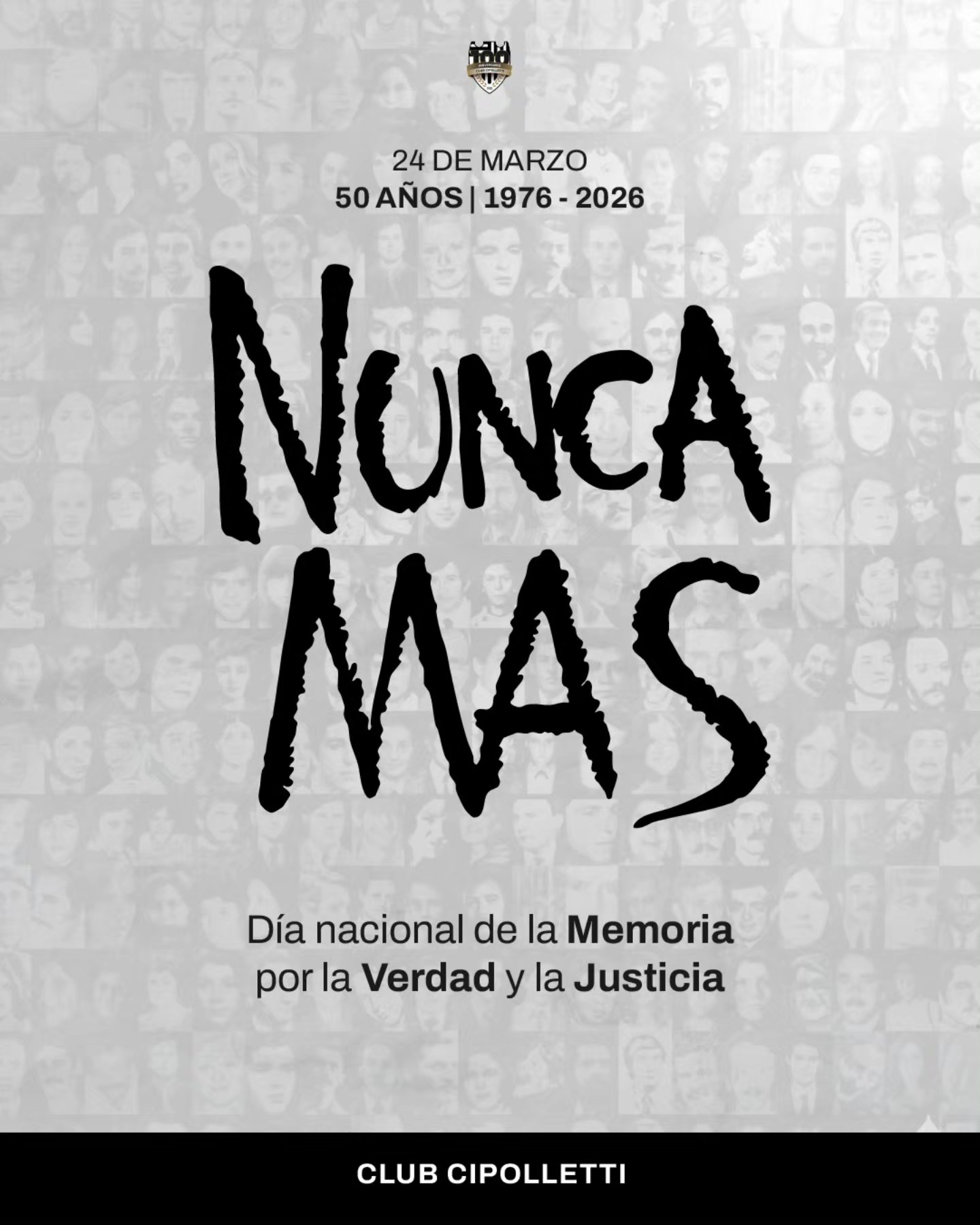 “Hay heridas que ni 50 años curan”: Cipolletti recordó a sus socios desaparecidos