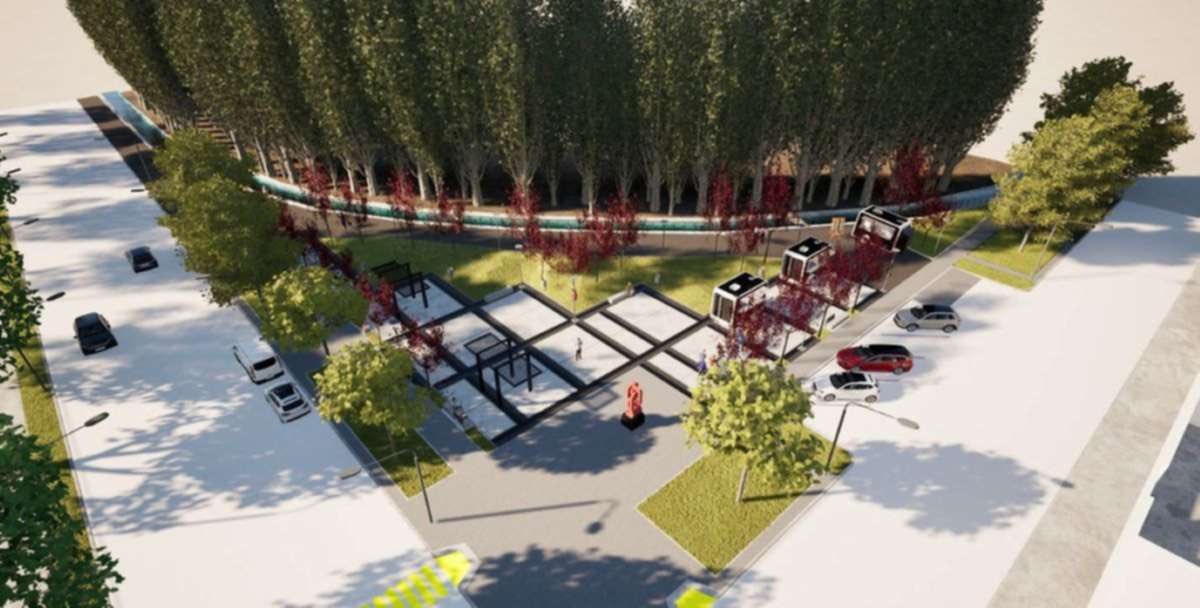 Donde había basura, ahora habrá familias: Cipolletti inició obra de plaza en exbasural