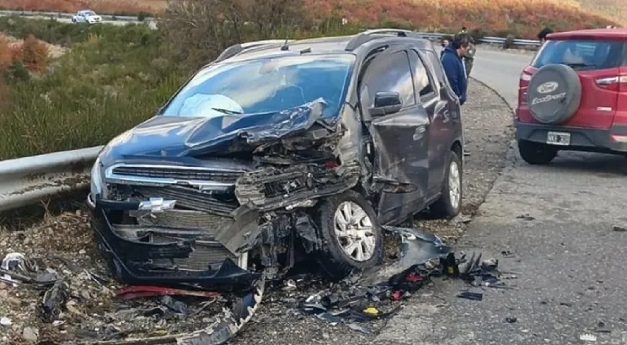 Ruta 40: violento choque cerca de San Carlos de Bariloche