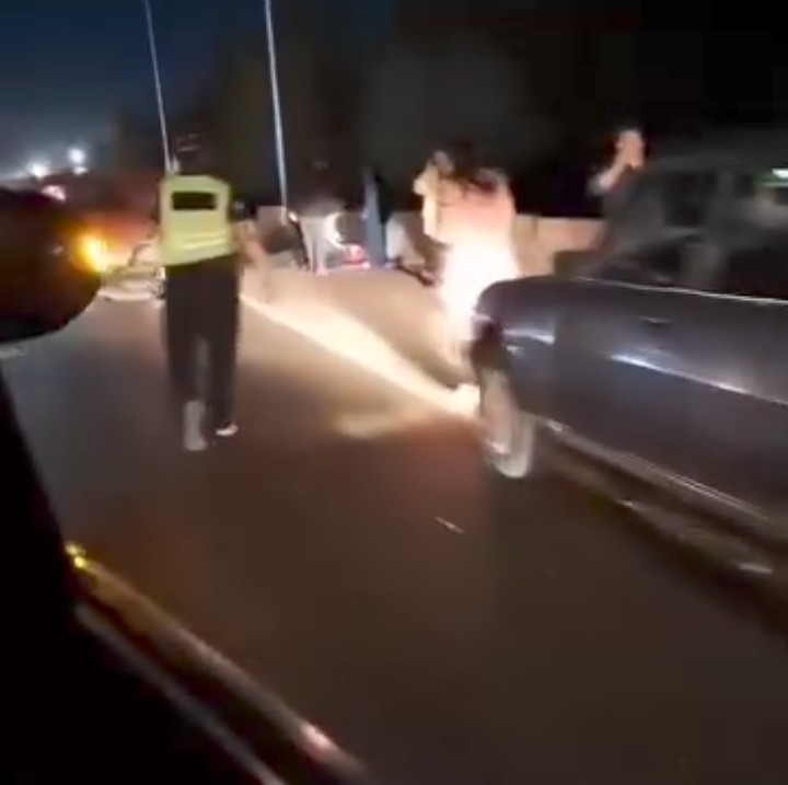 Fuerte choque en el tercer puente