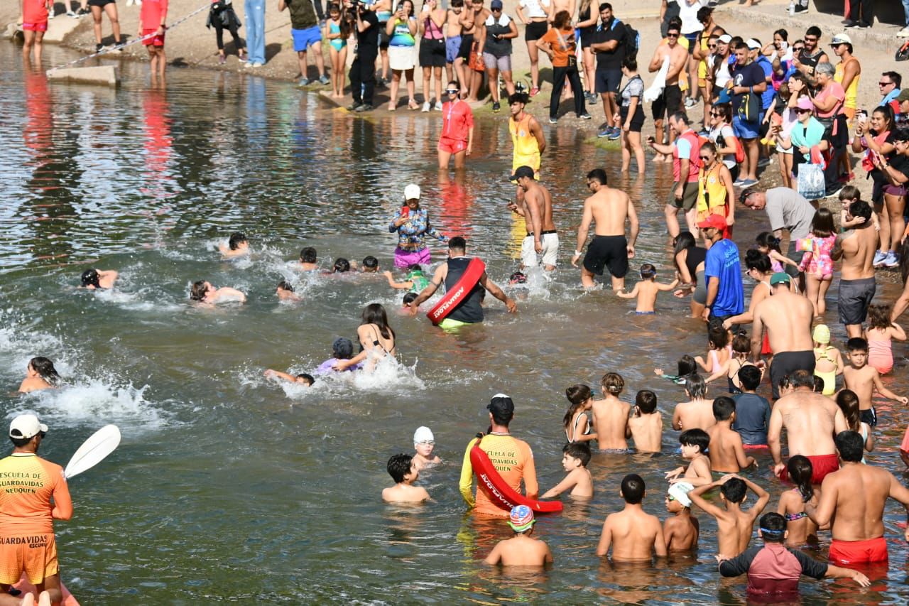 Guardavidas por un día en el Limay