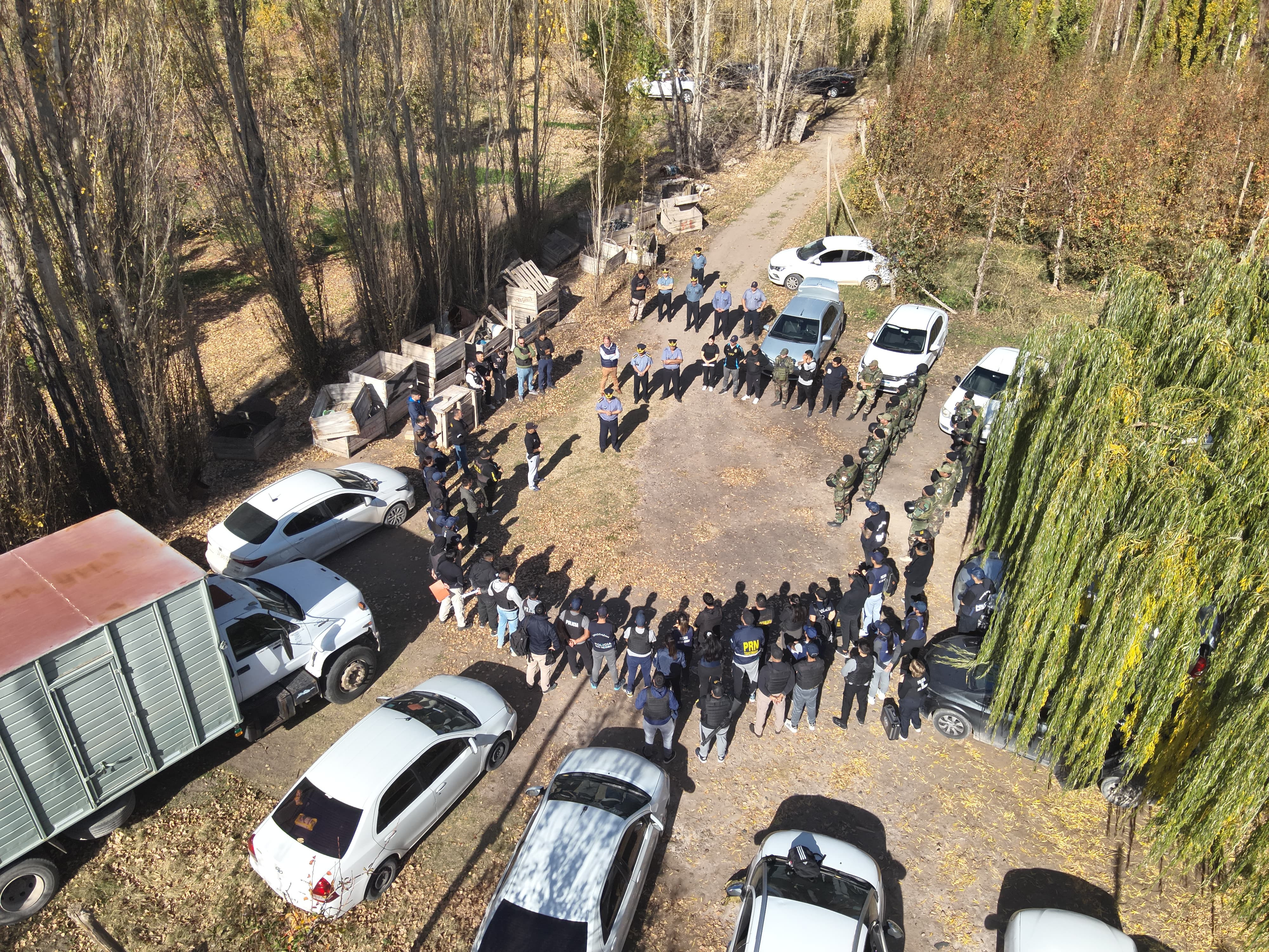Fuerte despliegue y 21 allanamientos en el Alto Valle por causa federal